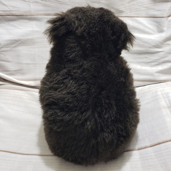 Folkmanis Furry Folk Black Bear 12 Inch Hand Puppet Vintage Corduroy Lining - Picture 7 of 10